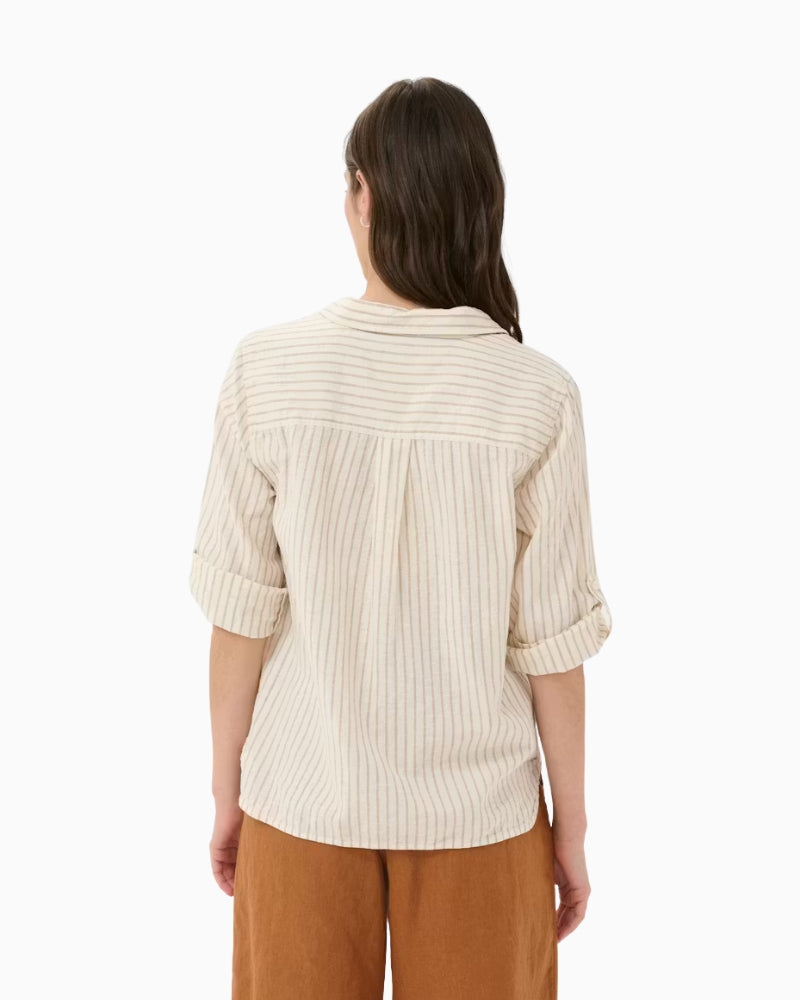Part Two CindiePW Shirt in natural back view