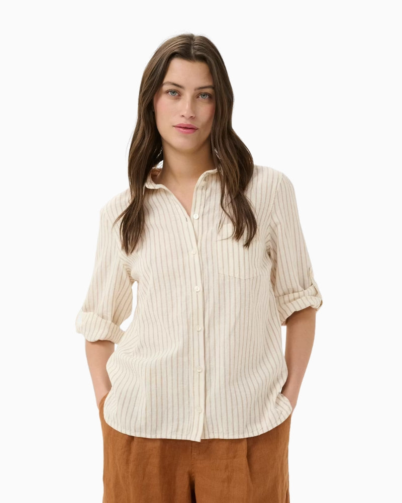 Part Two CindiePW Shirt in natural front view