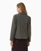 Part Two ClarissaPW Blazer in Grey Check back view