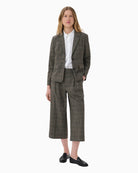 Part Two ClarissaPW Blazer in Grey Check front view