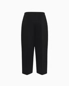 Part Two Colisa Barrel Trousers in Black side view showing ankle-length silhouette