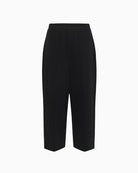 Part Two Colisa Barrel Trousers in Black waistband and front seam detail