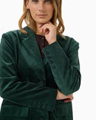 Part Two ConjaPW Blazer in Forest Green sleeves details