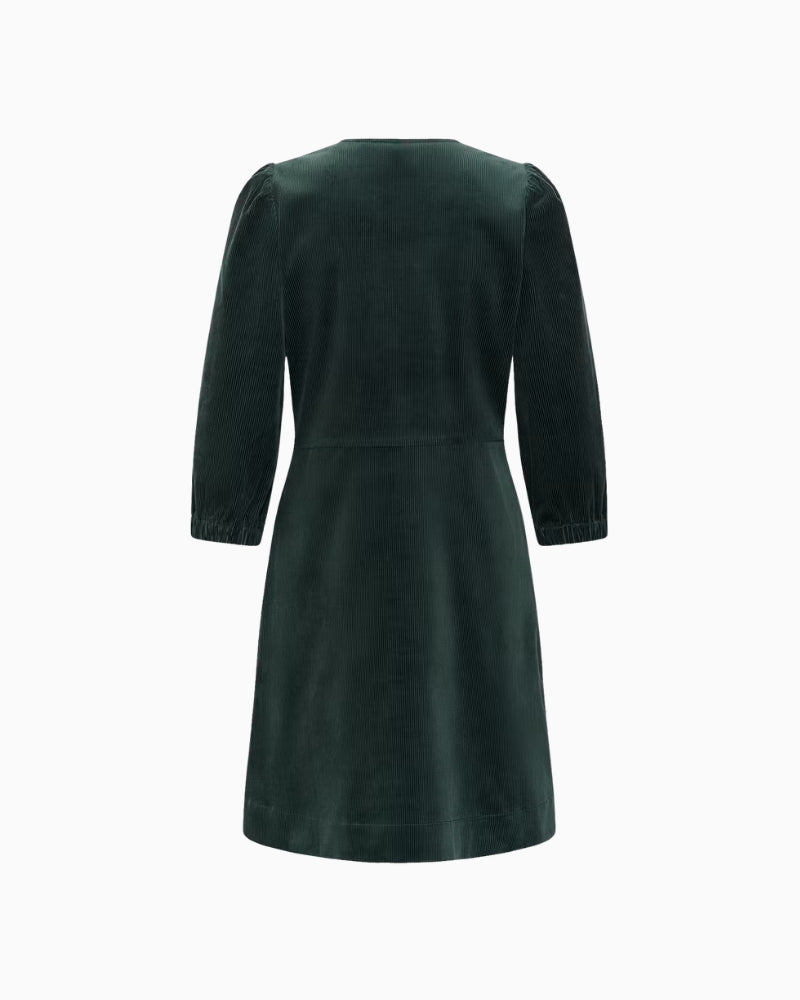 Part Two CorinnaPW Dress in Forest Green back view