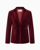 Part Two Dahlia Blazer in red front view