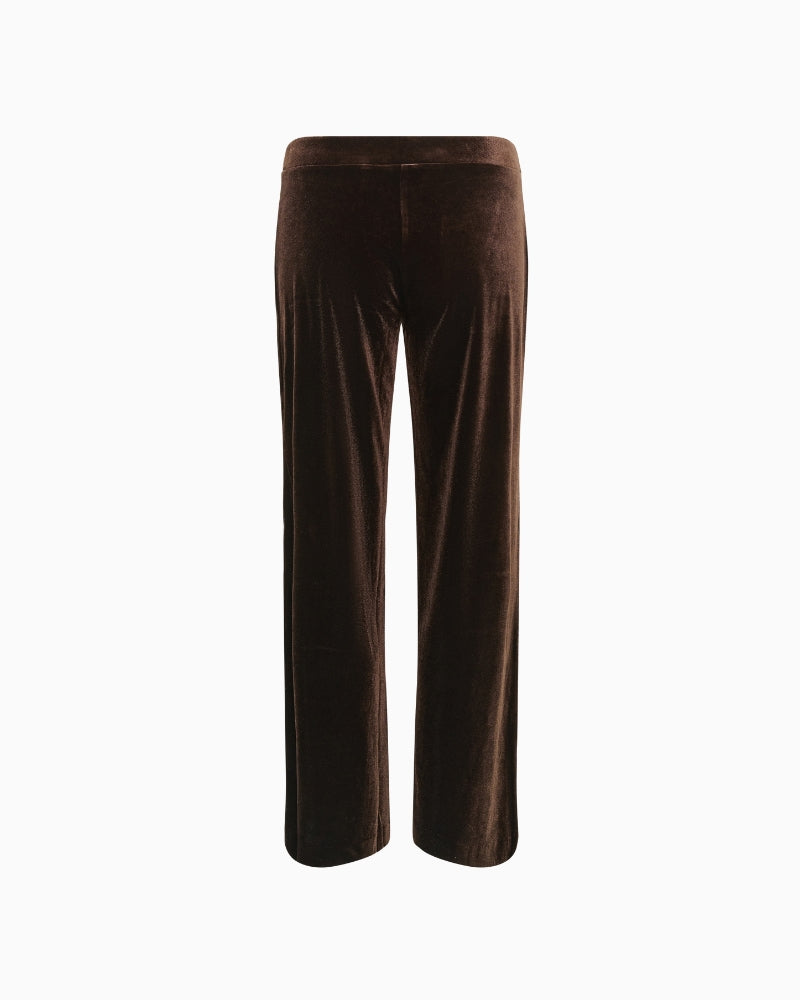 Part Two Dhanyo Pant in Mole brown back view