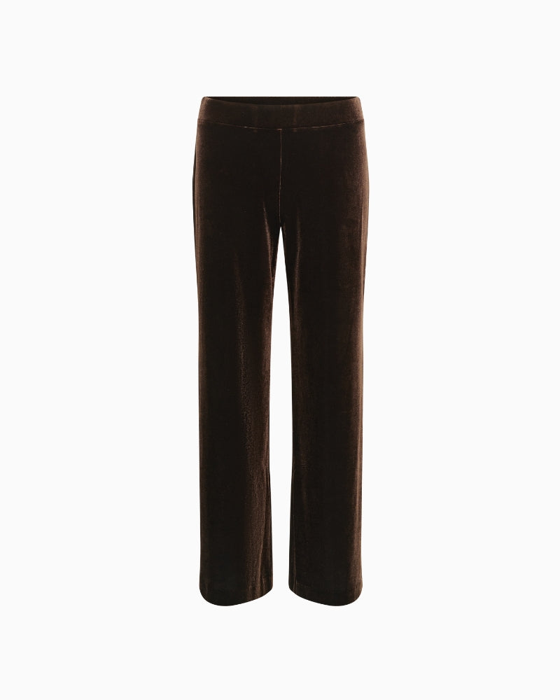 Part Two Dhanyo Pant in Mole brown front view