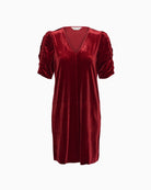 Part Two Didem Dress in red front view