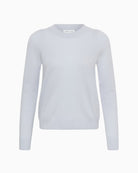 Part Two EvinaPW Cashmere Pullover in pale blue front view