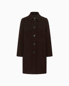Part Two KamillasPW Coat in Brown fabric detail