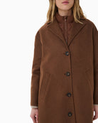 Part Two LorelaianaPW Outerwear in Tan collar detail