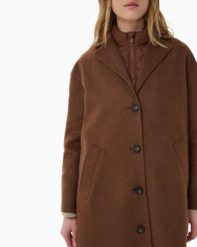 Part Two LorelaianaPW Outerwear in Tan collar detail