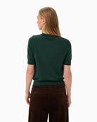 Part Two NatanyaPW Pullover in Forest Green back view
