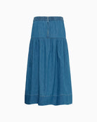 Part Two NelliaPW Skirt Medium Blue Denim back view