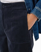 Part Two Netta PW Pants in Navy side pocket detail