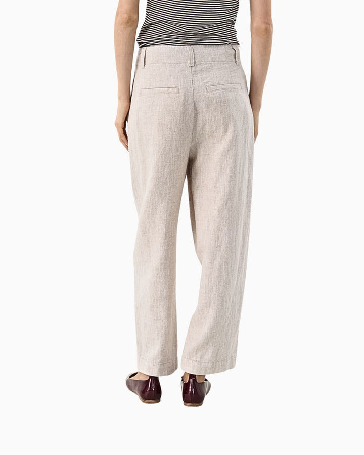 Back view of Part Two Netta trousers showing relaxed fit and cropped length