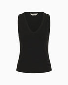 Part Two NikkiaPW sleeveless top black front view