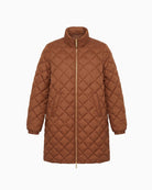 Part Two OlilanaPW Outerwear in Tan zip and pocket detail