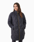 Part Two Olilas Coat in Dark Navy front view