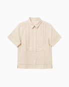 Part Two Rebitta Top in cream front view