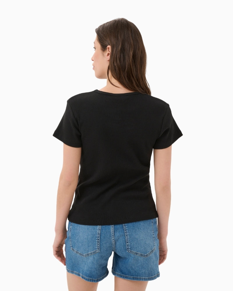 Part Two RochellePW T-Shirt in Black back view