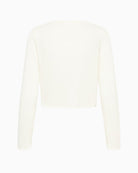 Part Two RosefinaPW Cardigan in off-white back view
