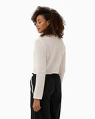 Part Two Rosefina Cardigan in off-white back view