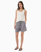 Part Two RoselynPW Top in Off-White worn front view
