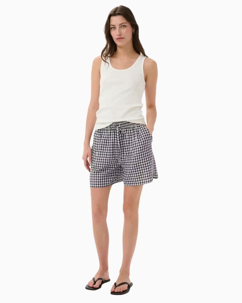 Part Two RoselynPW Top in Off-White worn front view