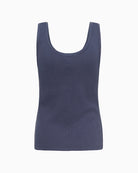 Part Two Roselyn Top in Blue Indigo back view