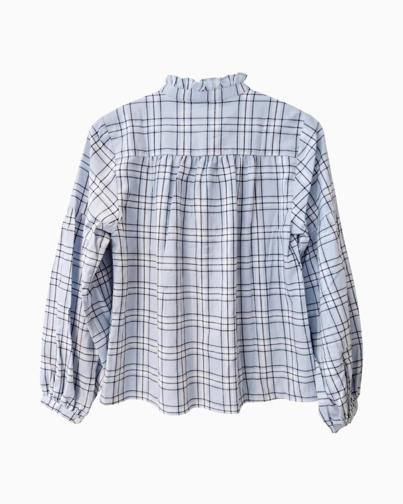Part Two SamillaPW Shirt in Pale Blue back view