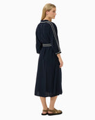Part Two SiciliasPW Dress After Midnight side view on model