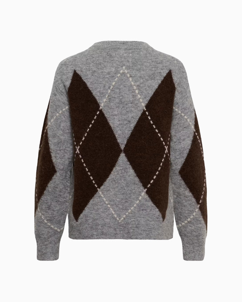 Part Two SorayasPW Pullover in Grey back detail