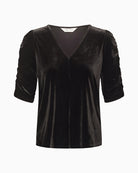 Part Two Valeriia Blouse in black front view