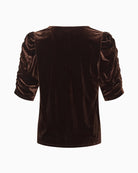 Part Two Valeriia Blouse in brown back view