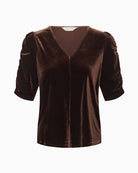Part Two Valeriia Blouse in brown front view