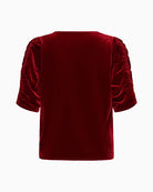 Part Two Valeriia Blouse in red back detail