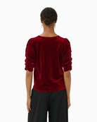 Part Two Valeriia Blouse in red back view