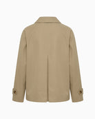 Part Two YunaPW Outerwear cream trench coat back view