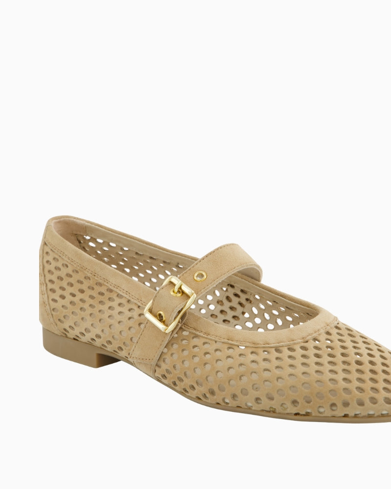 Paul Green ballerina shoe side view low heel – Áines Boutique