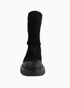 Front view of women's ankle boot showing clean shape and SUPER SOFT design
