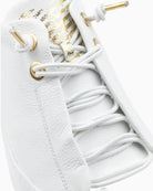 Close-up of leather upper and lightweight EVA sole