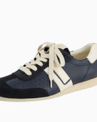 Side view of Paul Green casual sneakers showing breathable perforation and smooth leather panels