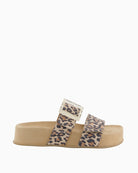 Paul Green velvety leather mules side view – Áines Boutique