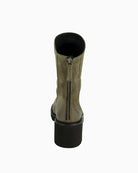 Paul Green Ankle Boot in Olive back view