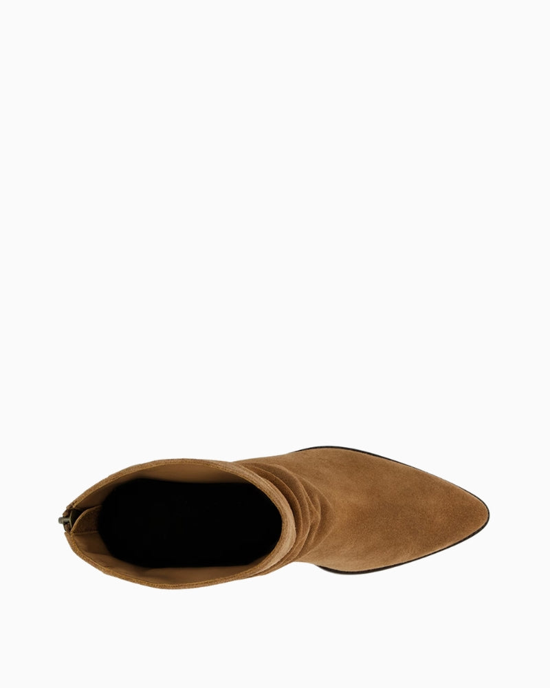 Paul Green Ankle Boot tan suede top view