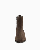 Paul Green Chelsea Boot brown suede front view