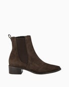 Paul Green Chelsea Boot brown suede side view