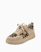 Paul Green Chunky Runner leopard sneakers angled view