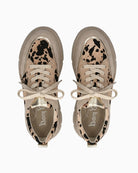 Paul Green Chunky Runner leopard sneakers upper detail